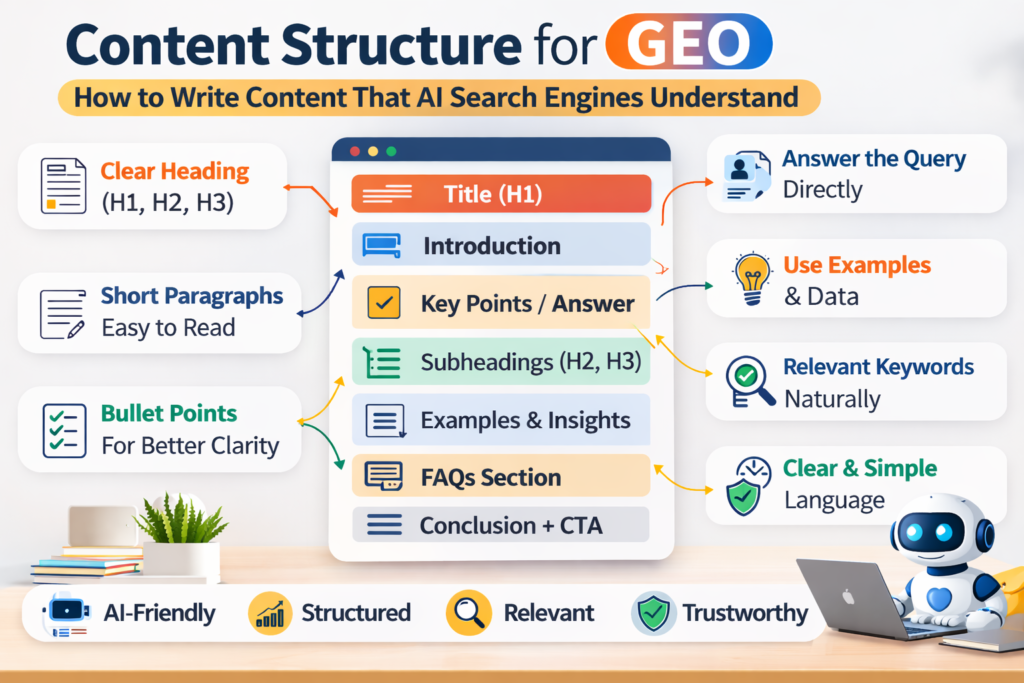 content structure for geo