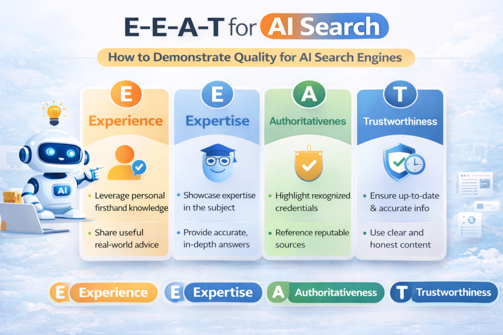 e e a t for ai search