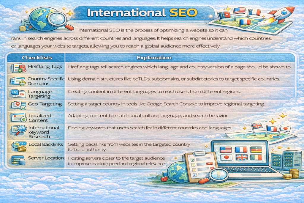 international seo checklists