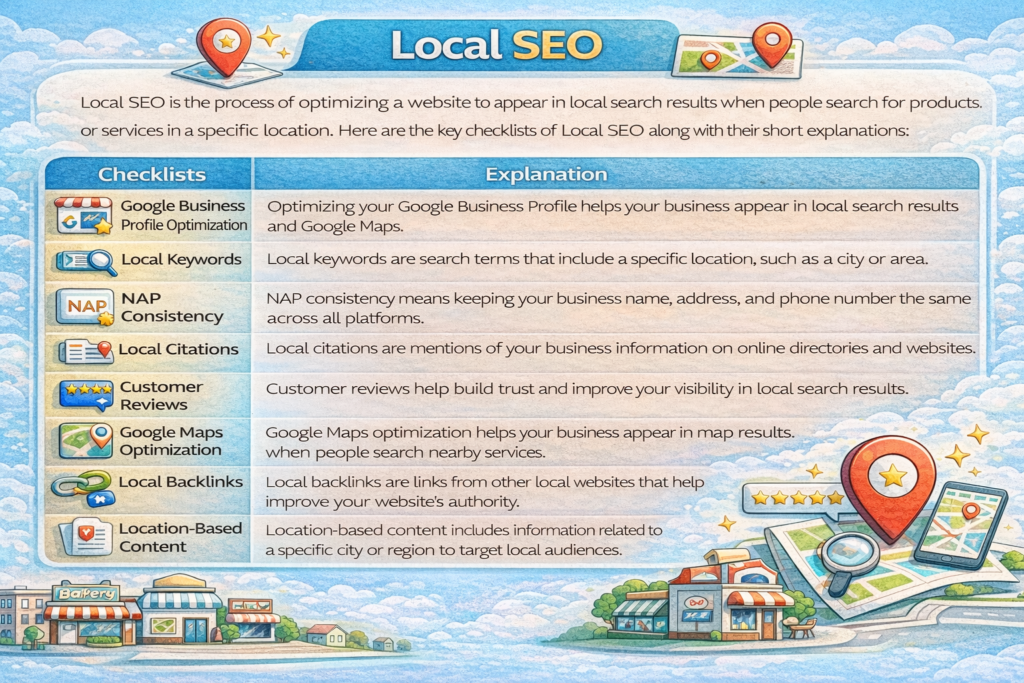 local seo checklist