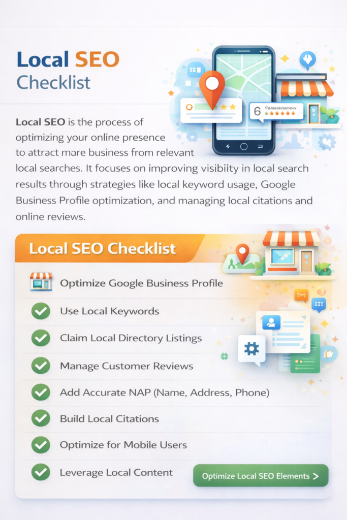 local seo and checklist