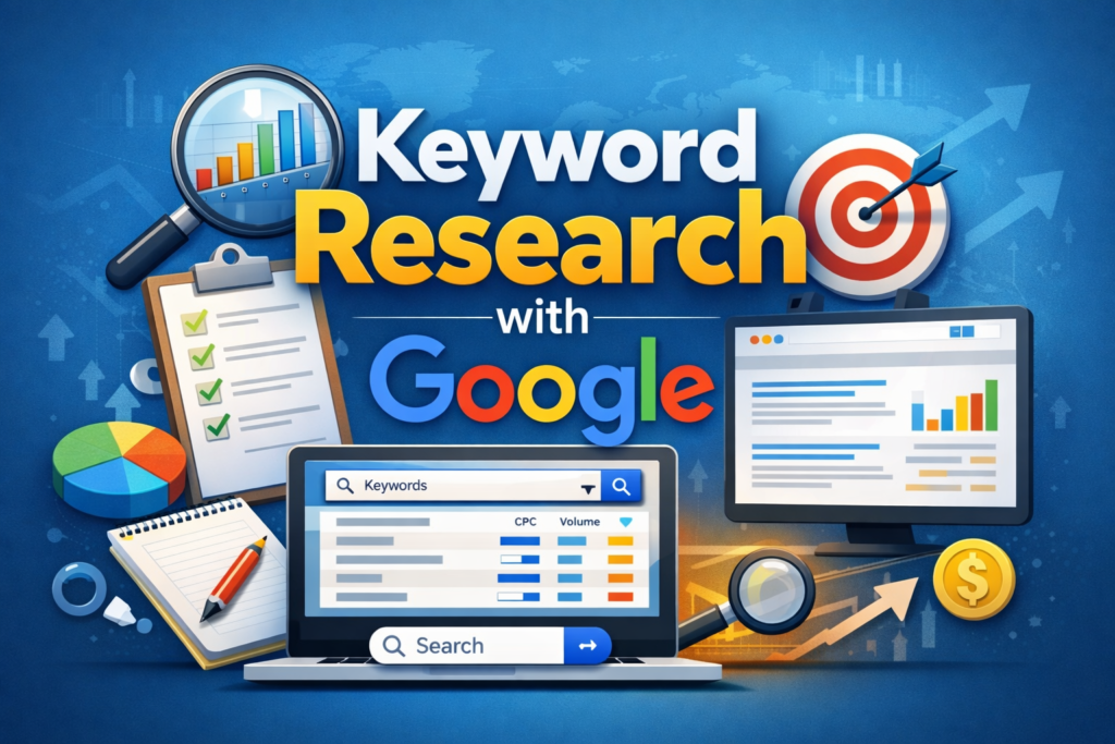 keyword research with google