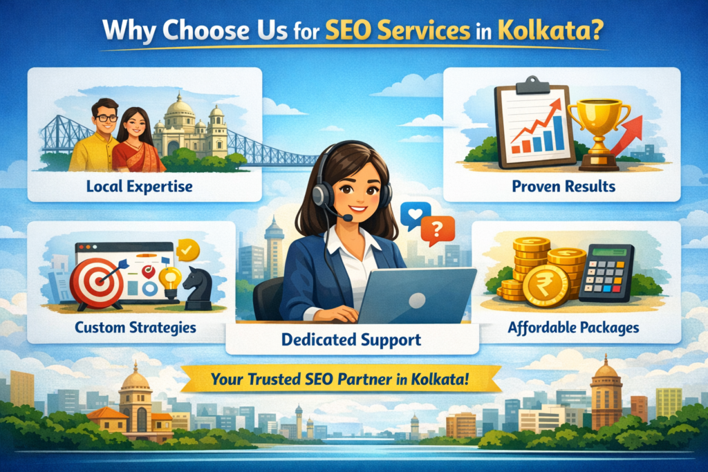 Why choose our SEO services in Kolkata with proven results and custom strategies