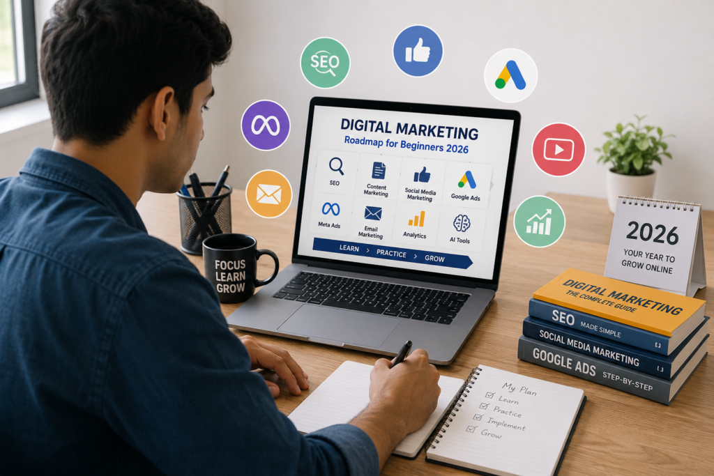Digital Marketing Roadmap for Beginners 2026
