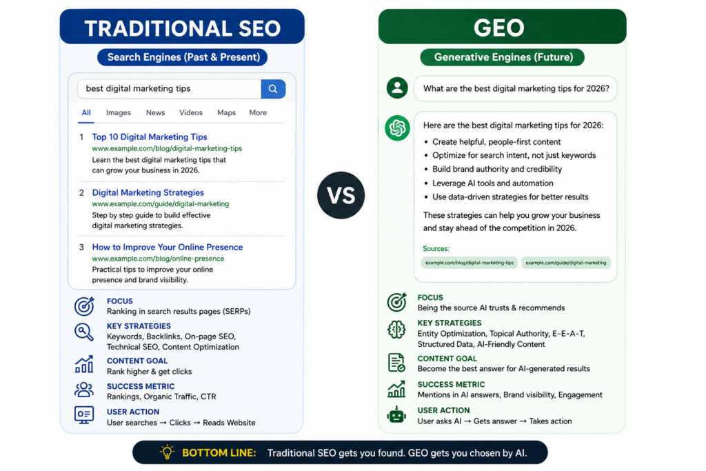 What's the difference between AEO, GEO, and AI SEO?