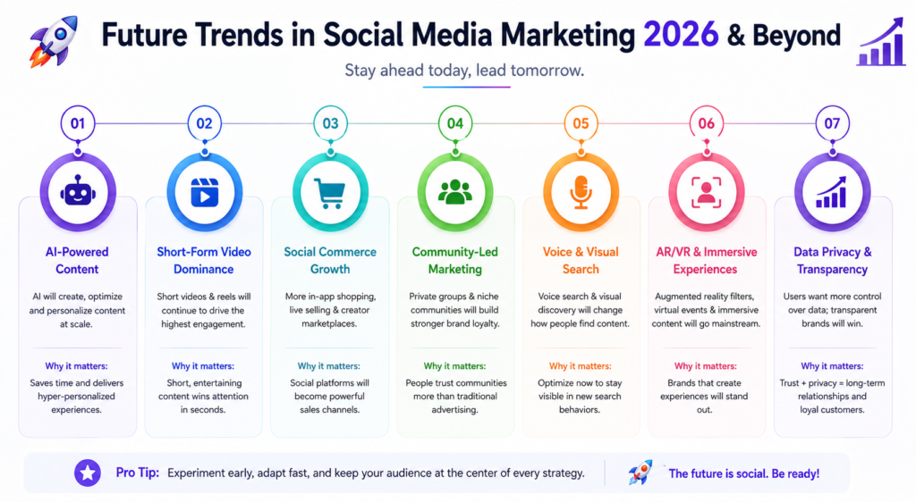 Future trends in social media marketing 2026 and beyond
