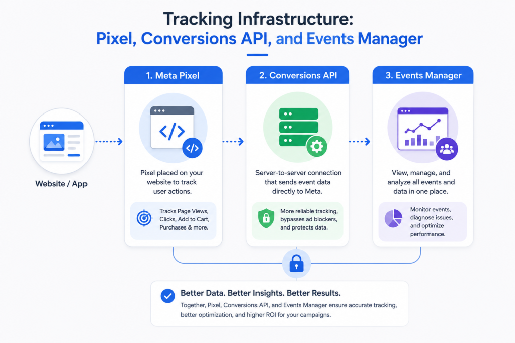 The Ultimate Meta Ads Guide for 2026: From Zero to Advanced 6. Tracking Infrastructure: Pixel, Conversions API, and Events Manager