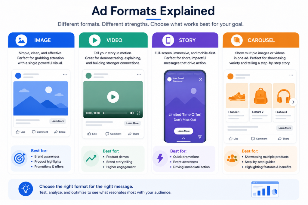 The Ultimate Meta Ads Guide for 2026: From Zero to Advanced Ad Formats Explained(image,viseo,story,carousel)
